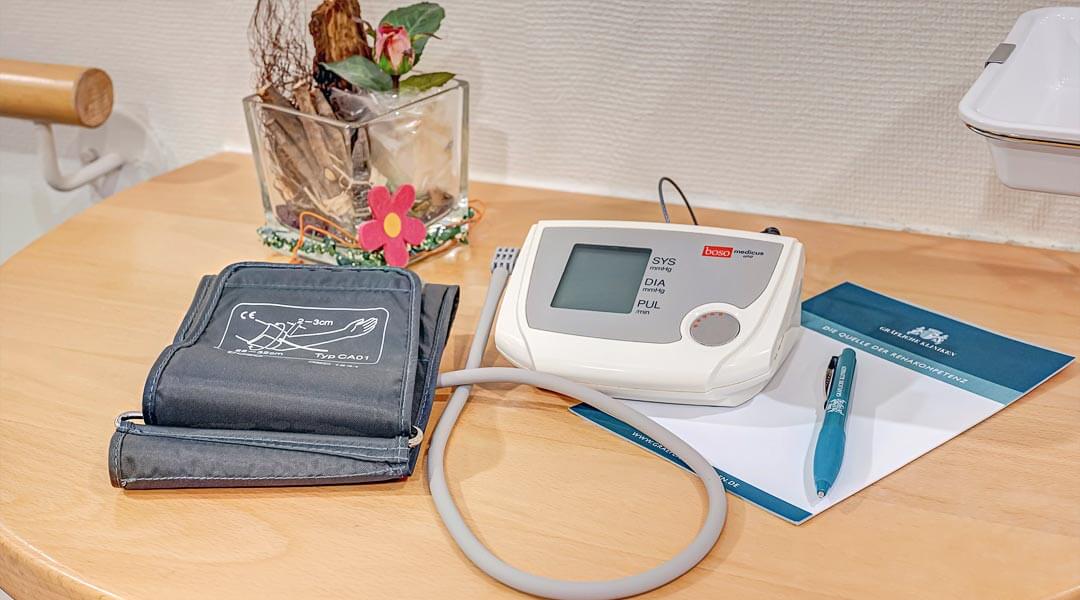 Blutdruckmessgerät in der Park klinik