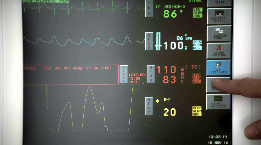 Monitor in der Diagnostik der Park Klinik